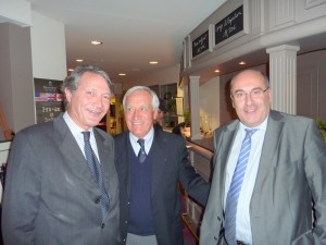 Philippe AUGIER, Jean GARAIALDE (meilleur joueur de golf Européen en 1969 et 1970), Jean-Léonce DUPONT