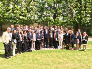 Le 11 juin 2014 - Les membres de France Congrès réunis autour de leur Président Philippe Augier. 
